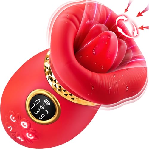 2025 New Upgrade Mode Licking Sensory Toys Woman, Clitioral Suck for Women Sucking Toy for Woman Pleasure Adult Toy Adult Toys Sensory for Thrusting Tool (Red) Y97