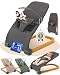 LepiBaby Babywippe Neugeborene, 0 bis 12 Monate, Baby Wippe, Baby Bouncer