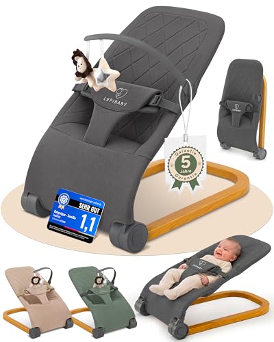 Babywippe Neugeborene, 0 bis 12 Monate, Baby Wippe, Baby Bouncer