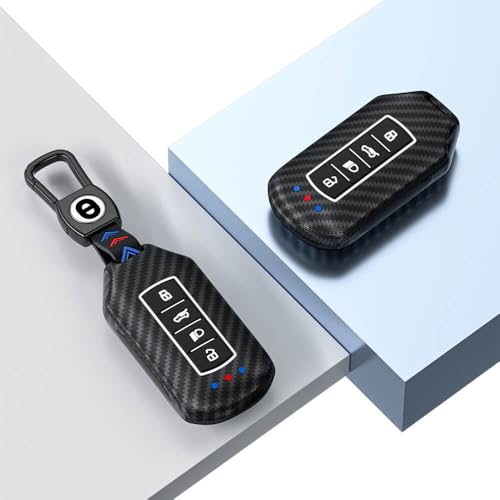 Image of keyzone ABS Car Key Cover for Tata Harrier 2026, Safari 2026, Sierra 2025, Curvv, Curvv EV Smart Key (Black)