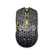 Produktbild G-Wolves Hati Stardust Gaming-Maus, kabelgebunden, ultraleicht, Wabenmuster, bis zu 12000 cpi - 3389 (58 g) (Golden Color)