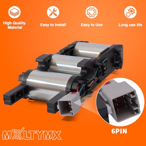 MXLTYMX Power Seat Adjuster Motor 6 or 8 Way Compatible with 2007-2014 Chevy GMC Cadillac Vehicle - Silverado Avalanche Suburban Tahoe Sierra Yukon Escalade, Left Driver Side