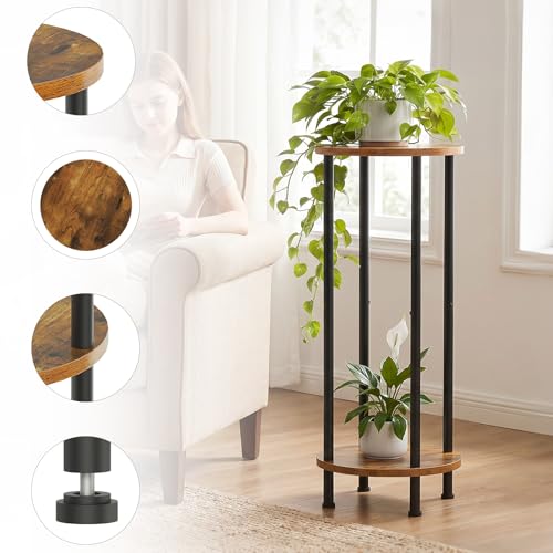 Support pot de fleur HOOBRO pour surélever vos plantes et libérer le sol - 7