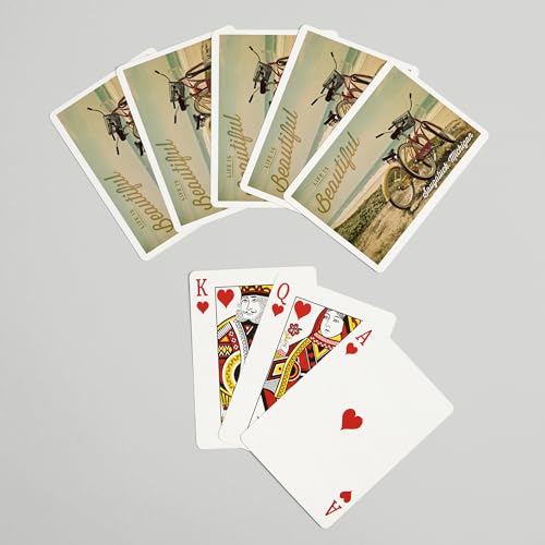 Baraja de cartas Poker Saugatuck Michigan 52 naipes miniatura 7