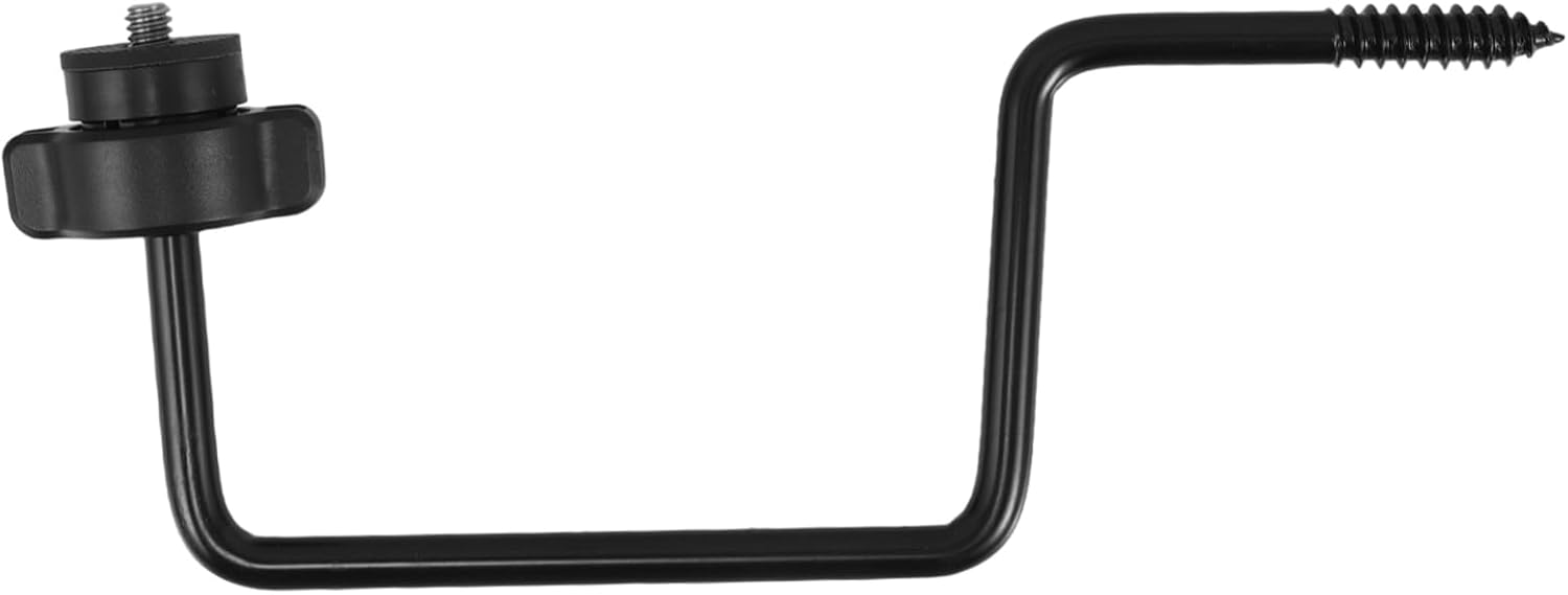 Toyvian Outdoor Adjustable Iron Bracket Hook for Hunting and Camping Heavy Duty Camera Hanger for Lights Speakers and More Versatile Multiuse Design for Tree Stand and Field Photography