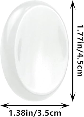 Miniatura 2 de Piedras de preocupación cristales de cuarzo para niños, cristales de chakra y piedras curativas, piedra de palma ovalada, piedra para pulgar,