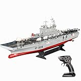 XIAOKEKE 29' Inch Remote Control US Navy Amphibious Assault Battleship 2.4Ghz RC USN Military Battle...