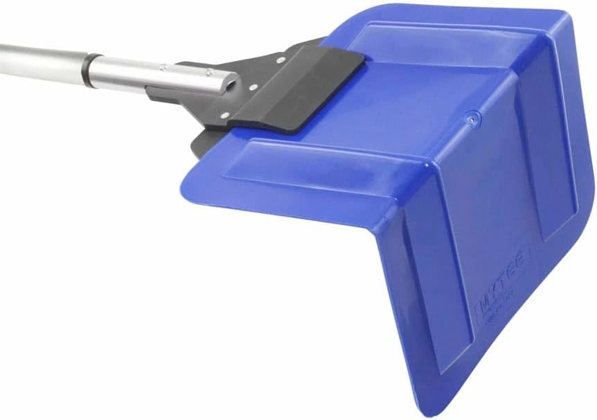 Mytee Products 8ft V Shaped Extension Handle and 20 Pack 4"x4"x10" Blue Corner Protector V Shaped Flatbed Edge Guards with Carrying Case Bundle