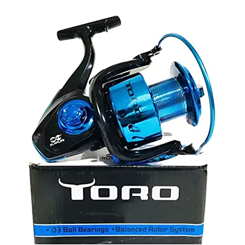MOLINETE DE PESCA MARURI TORO 6000-3 ROLAMENTOS - RECOLHIMENTO 4.7:1 - DRAG: 8KG