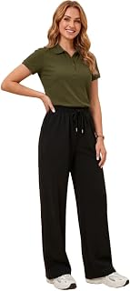 EHA Women Polo T-Shirt and Lower Set Cotton Co-Ord Set for Women | Polo Collar Half Sleeve T-Shirt with Track Pants | Casu... Price In India