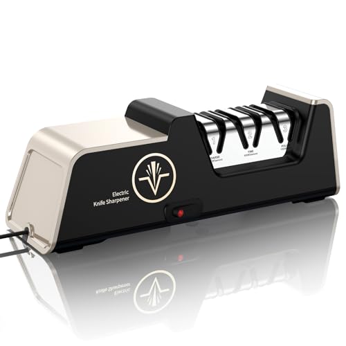 VIDOME Professional Electric Knife Sharpener, Champagne Gold