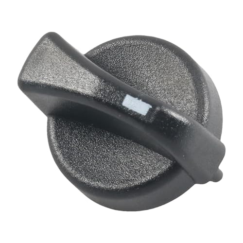F Fityle Manopola di controllo del riscaldamento, parte di ricambio, manopola dell'interruttore della ventola del ventilatore professionale, cessori, Nero