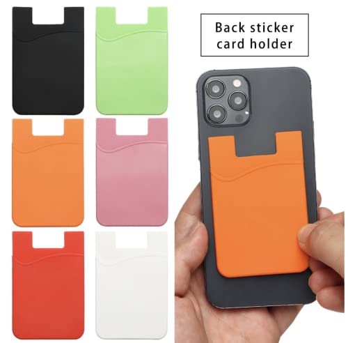 Porta Cartão De Crédito Adesivo Para Celular Smartphone - Preto