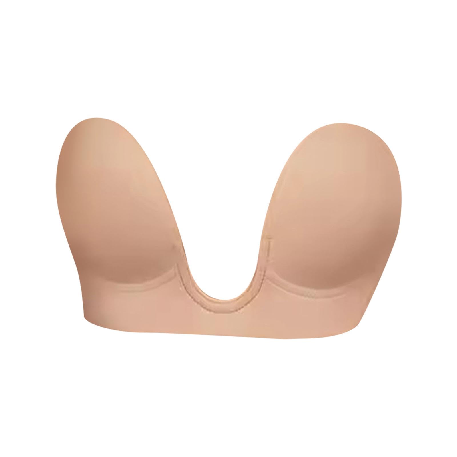 velura Club Bollywood® Self Sticky Bra Strapless Deep U Breast Lift Invisible Bra for Party Women XXL|Clothing, Shoes & Accessories | Womens Clothing |Bras & Bra Sets|1 Deep Plunge Sticky Bra-picture-24