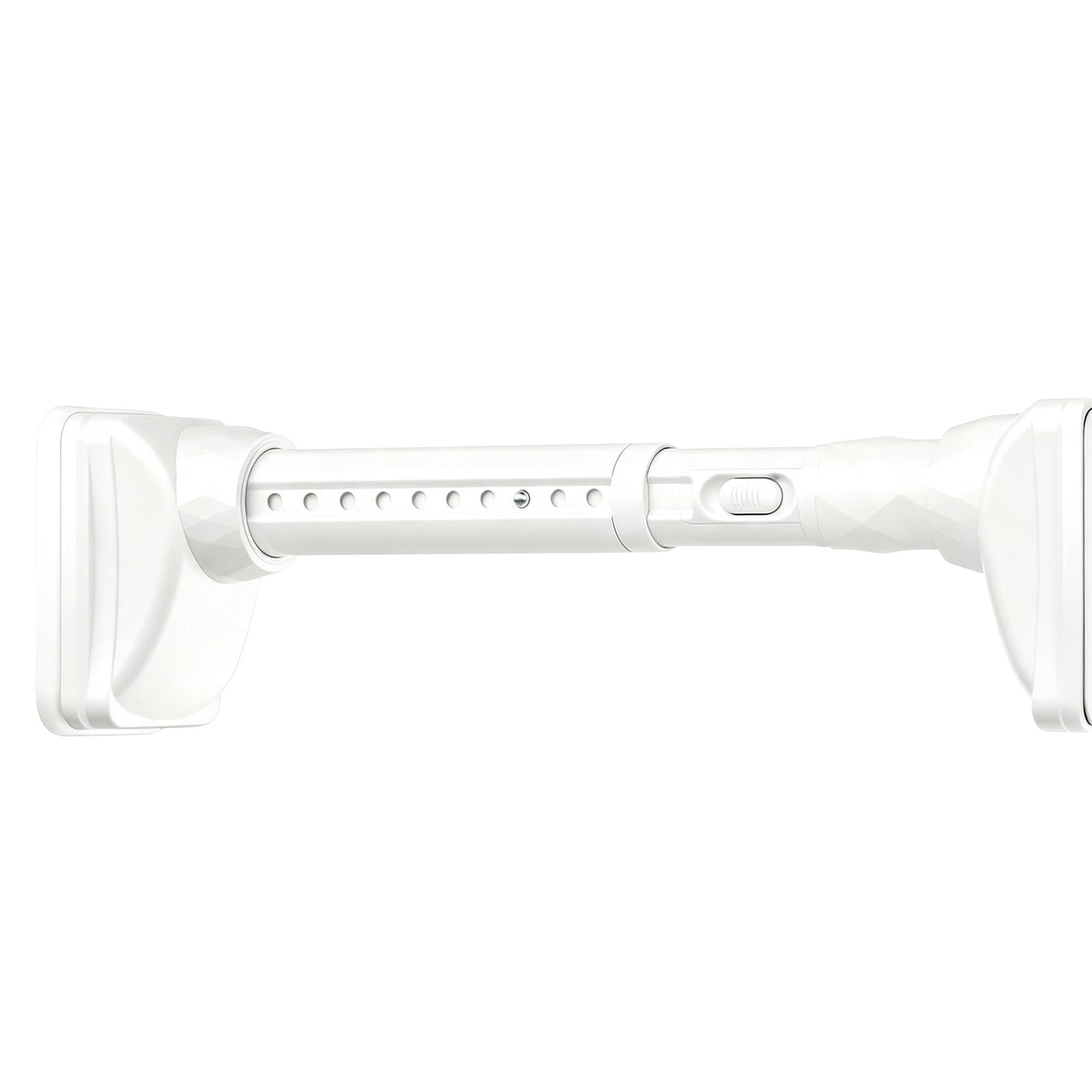 Klemmstange Vorhang mit Ein-Knopf-Auszug, 75 bis 490 cm, Bohrfrei