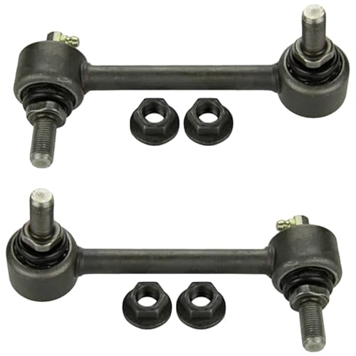 Image of Detroit Axle - Front Control Arms Sway Bars for Hyundai 2012 2013 Equus 2009-2012 Genesis 2 Lower Rearward Control Arms with Ball Joint Assembly 2 Sway Bar End Links Suspension kit Replacement