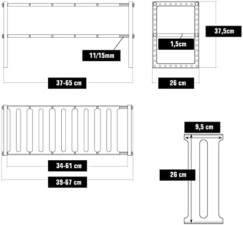 Cozywind Under Sink Rack Shelf Organiser Expandable Under Sink Storage Organizer Space Saving Tidy Rack for Home Kitchen Bathroom