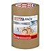 Price comparison product image tesa 51124-00008-01 Packing Tape Ultra Strong PVC Packaging Tape for Heavy Parcels and Boxes, Brown, 66 m x 50 mm, Pack of 3