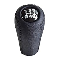 Adapter voor versnellingspook - adapter voor versnellingspook, universele schakelpook, 12 x 1,25 (zwart) geschikt voor adapter Fir