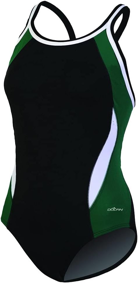 Dolfin Swimwear Chloroban Color Block DBX Back