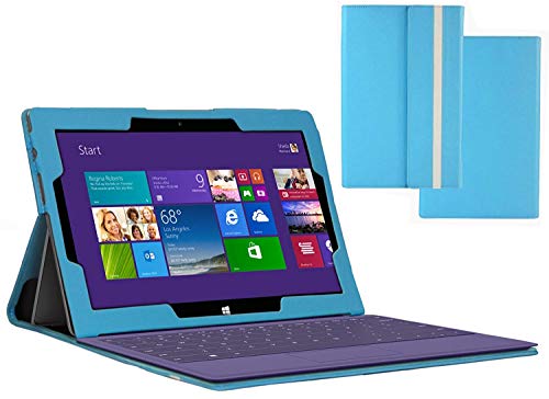 Navitech Housse étui Compatible avec Microsoft Surface Pro 2 (Bleu)