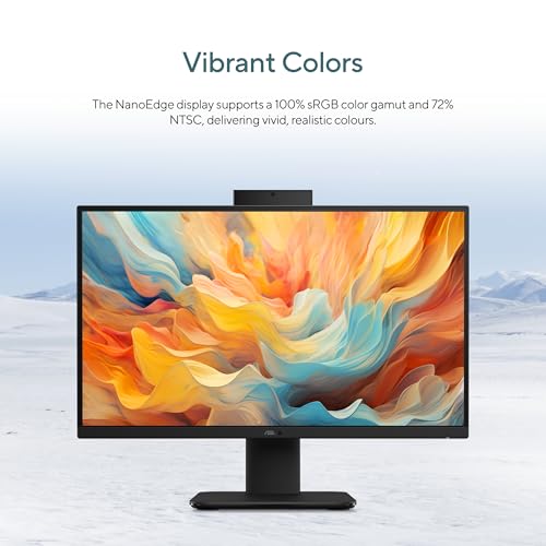 ASUS V440VA AiO 24” All-in-One Desktop Computer, Intel Core i3-1315U, 24” FHD (1920 x 1080), 8GB DDR5 RAM, 512GB PCIe SSD, Wireless Keyboard and Mouse, Black, V440VAK-DSI38512-CB by Asus - Image 5