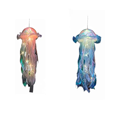 Image of Jellyfish Hanging Decor, Set of 5 for Under the Sea Party Decoration