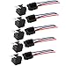 JD1912 Automotive Relay Harness, 12V 40A 4 Pin SPST with Color-Labeled Wires, Sealed Protection for Car Truck Van Motorcycle Boat (JD1912 metal4pin12V)