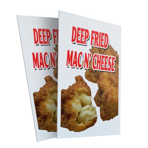 SIGNMISSION CSB-2436-2PACK-Deep Fried Mac N' Cheese
