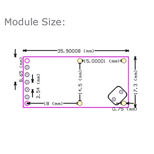 Diymall Rcwl-0516 Motion Detection Sensor, Microwave Radar Sensor, Switch Module, For Arduino Esp8266 Nodemcu Wemos, For Raspberry Pi, For Human Rat Cat Detector, Detection Distance 5-7M #TOP6
