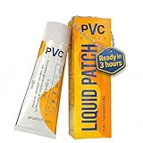 PVC Stitch Liquid Patch – Air Mattress Patch Kit Heavy Duty, Inflatable Patch Glue for PVC & PU, Inflatable Boats, Rafts, Kayaks, SUP, Hot Tubs, Waterbeds, Bounce Houses. Waterproof, 3-hr Cure, 20 ml