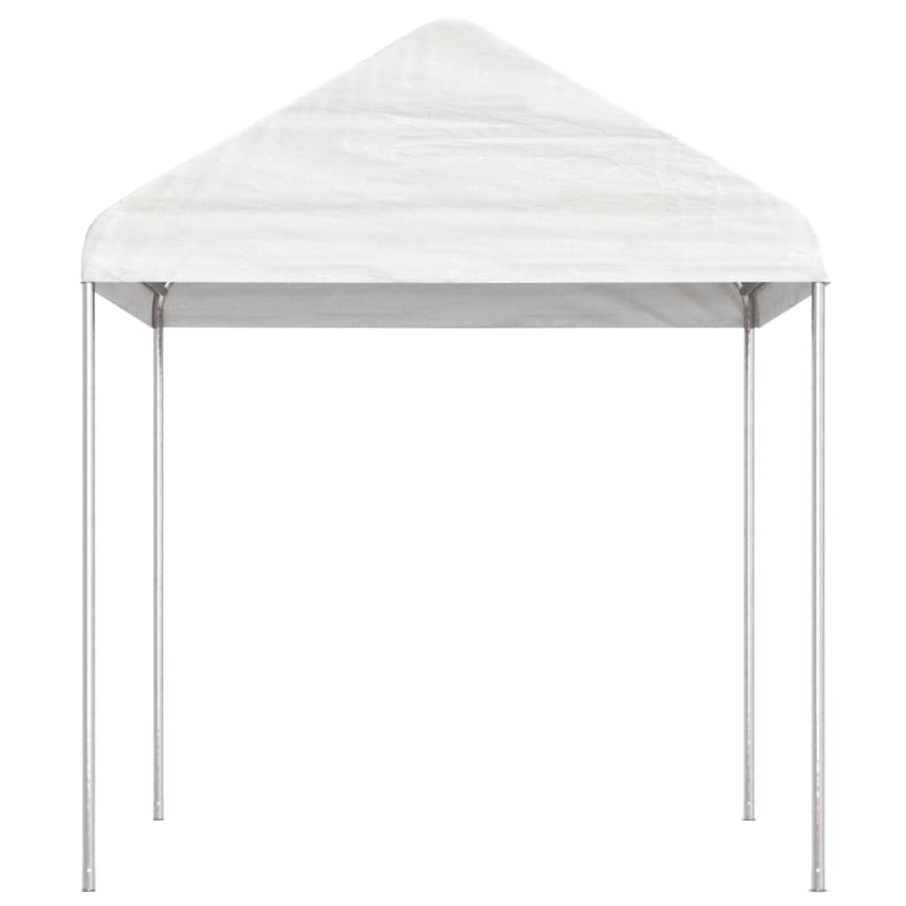 Gazebo da Giardino 11,15x2,28 m Tenda per Feste in PE Bianco | Ideale per eventi in giardino e cortile, questo padiglione offre un'ampia zona d'ombra per pranzi all'aperto.