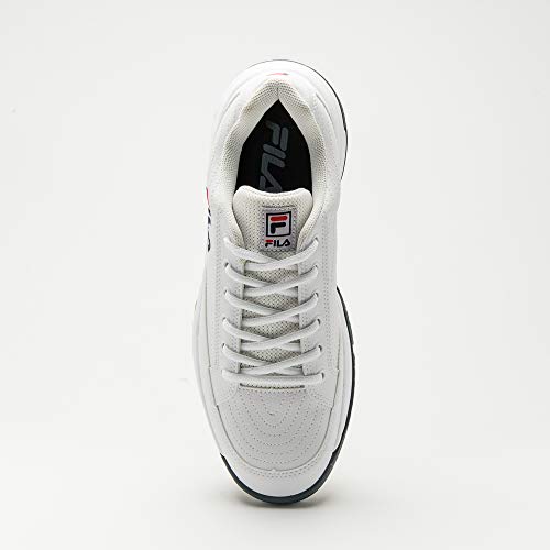 Tênis Fila Grand Prix, Masculino, Branco/Vermelho/Marinho, 42