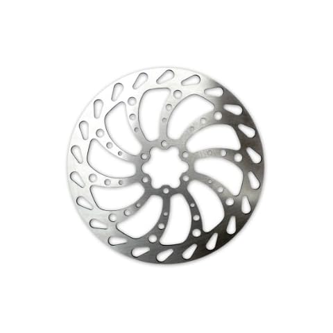 Clarks 16 cm Silver Brake Rotor Cover