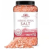 LA SALT CO Kashmir 5 Lbs Pink Himalayan Salt Bulk Jar, Coarse | 100% Pure, Food Grade with 84 Trace Minerals | Kosher Certified, Vegan, Non-GMO, & Cruelty-Free