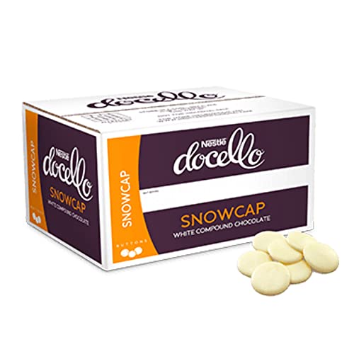 NESTLÉ DOCELLO Snowcap White Buttons (White Compound Chocolate), 5kg
