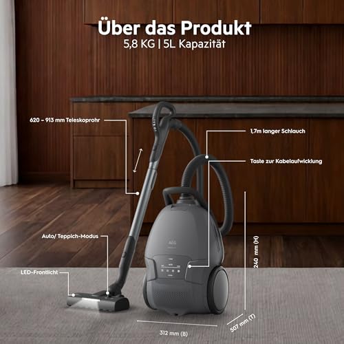 AEG Animal 8000 Staubsauger mit Beutel