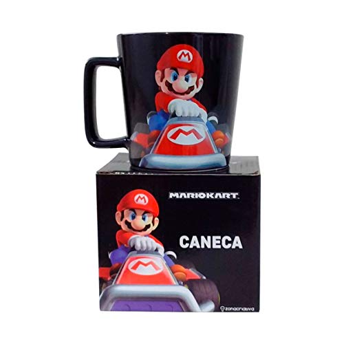 Caneca Estrela Super Mario Kart | Funsock Presentes Criativos