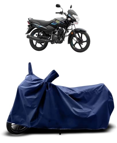 Image of CoverRide Bike Cover Waterproof Heavy Duty - All Weather Dustproof UV Protection Bike Cover for Tvs Sport 110 Outdoor Indoor Use with Windproof Buckle