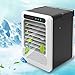 Produktbild Fbestfan Mini Luftkühler, 3 in 1 Mini tragbare Klimaanlage-USB Luftbefeuchter Luftreiniger mit Farben Led Nachtlicht, Modell NVB04