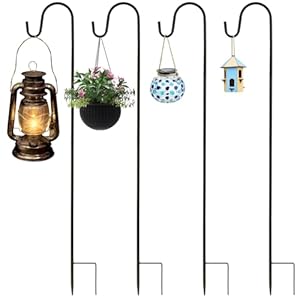 ASelected Schäferhaken 80cm Metall Schwarz