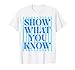 Retro Stripes Show What You Know Test Day Teachers Kids T-Shirt