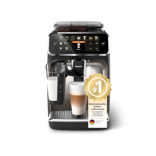 Philips Serie 5400 Kaffeevollautomat mit LatteGo – EP5447/90 (Chrom)