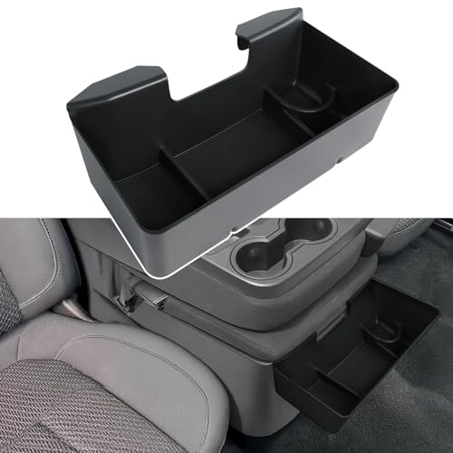 Ryansunoro Central Console Hanging Organizer Box for Chevy Silverado GMC Sierra 1500 2019-2026 and Chevrolet Silverado/Sierra 2500HD 3500HD 2020-2026 Split-Bench Seat Only