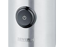 SEVERIN Kaffee- und Gewürzmühle, Aromaschonendes Mahlen dank hochwertigem Edelstahlmesser, Individuell einstellbarer Mahlgrad per Tastendruck, 150 W, ca. 50g Kapazität, silber, KM 3879 – Ansicht 5