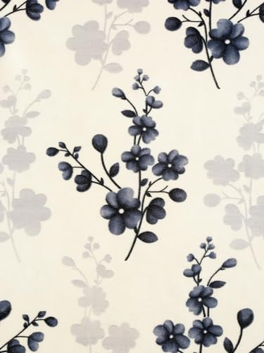 Image of Home Sizzler 2 Pieces Solid Patch Bloom Burst Eyelet Polyester Window Curtains - 5 Feet, Grey