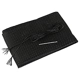 Función de protección: como accesorio de decoración de coche de alta calidad, la exquisita funda para volante puede evitar que su volante se desgasta y se obsoleta, lo que hace que su coche se vea más avanzado. La sensación suave y cómoda puede aliviar su fatiga al conducir.