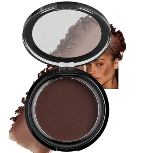 Image of Mocha Brown Contour Powder for Women, Deep Matte Face Sculpting Powder