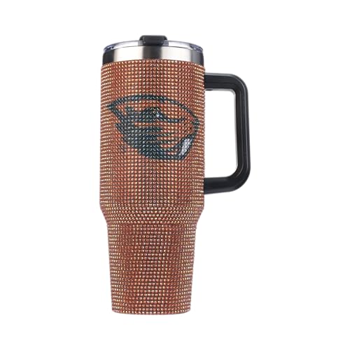 Image of The Memory Company Officially Licensed 40oz TC Bling Game Day Tumbler with Vintage Logo, Oregon State University