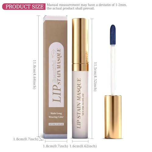 Lip Stain Peel Off & Wipe-Off, Long Lasting Waterproof Lip Tint, Smudge Proof, Transfer Resistant, Easy Wipe Finish, High Pigment Matte Lip Color, All-Day Kiss-Proof Lip Makeup，Barbie Pink — view 6